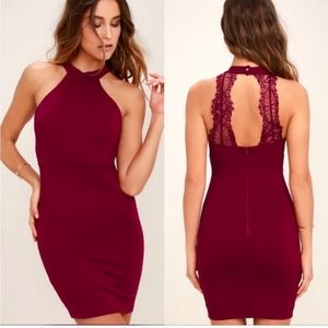 Lulus Endlessly Alluring Red Bodycon Dress
